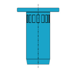tuerca autoinsertable remachable / de acero inoxidable
