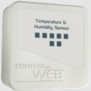 sensor de temperatura y de humedad montaje en pared