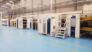 máquina de fabricación de cajas ondulada