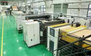 máquina de fabricación de cajas ondulada