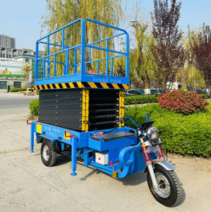 plataforma elevadora de tijera con orugas
