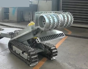 robot de limpieza de desagües hidráulico
