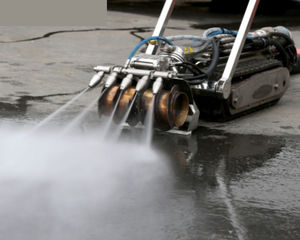robot de limpieza para depósito de agua