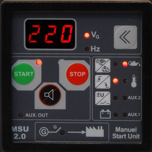 controlador para grupo electrógeno manual