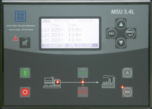 controlador para grupo electrógeno automático
