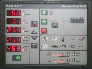 controlador para grupo electrógeno automático
