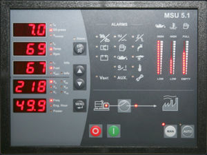 controlador para grupo electrógeno de control automático del sector