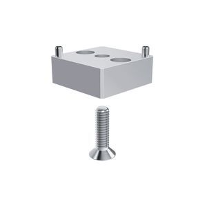 elemento de fijación de para perfiles de aluminio