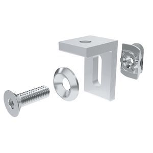 soporte en escuadra para ensamblaje de perfiles