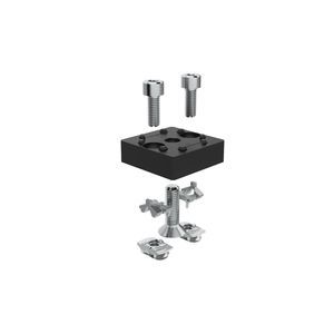 elemento de fijación de para perfiles de aluminio