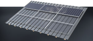 sistema de fijación solar para techo