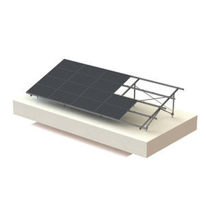 sistema de fijación solar en suelo