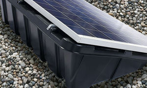 sistema de fijación solar para cubierta plana