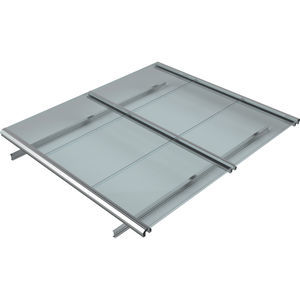 sistema de fijación solar para cubierta plana