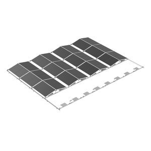 sistema de fijación solar para techo