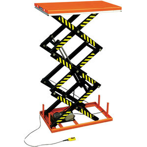 mesa elevadora de triple tijera