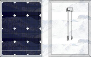 panel solar de silicio monocristalino