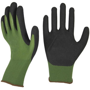 [Paquete de 40] Guantes de trabajo con revestimiento de nitrilo sumergidos  de látex, pequeños, guantes de seguridad de trabajo recubiertos de algodón