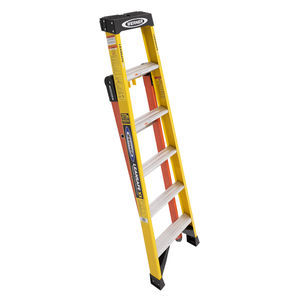 escalera de tijera de fibra de vidrio