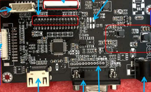 tarjeta controlador LCD