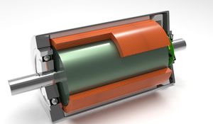 estátor para motor eléctrico síncrono de imanes permanentes