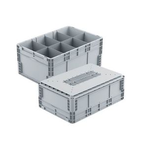 Caja isotérmica apilable y encajable, ADIAPACK 0604-25-30