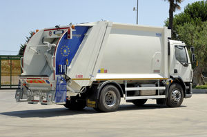 compactador de basura mezclado