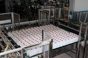 mesa de acumulación para la industria del embotellado