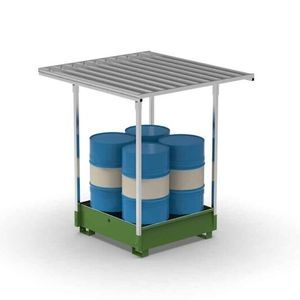 paleta de retención para barriles 1