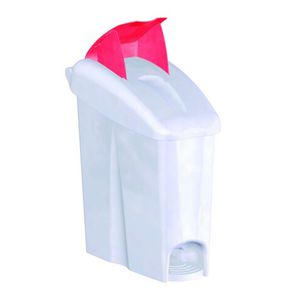 cubo de basura de plástico