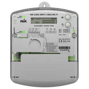 contador de energía eléctrica trifásico