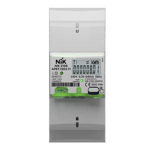 contador de energía eléctrica monofásico