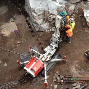 perforadora para anclaje