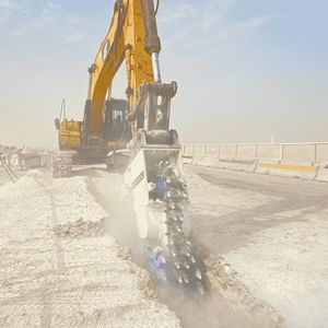 fresa hidráulica para excavadora