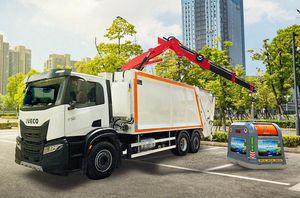 compactador de basura mezclado
