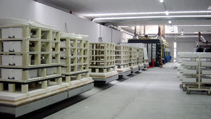 horno de lanzadera