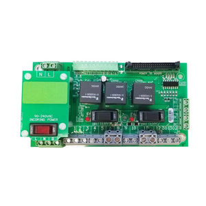 panel de mando para alarma de incendio