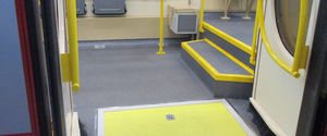 revestimiento de suelo para tren encolable
