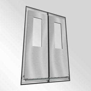 puerta de tren de aluminio