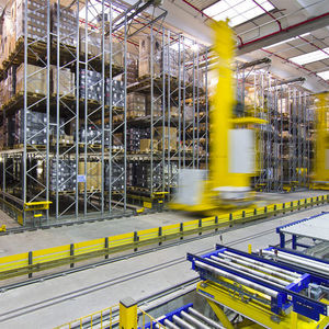 sistema de estanterías para depósito de almacenamiento