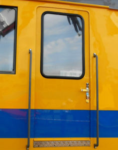puerta de tren cabina de conductor