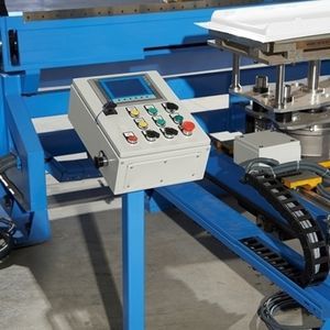 máquina de corte con guillotina