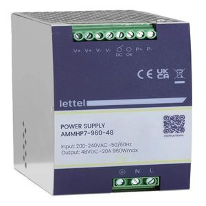 alimentación eléctrica en riel DIN 1