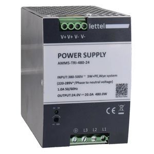 alimentación eléctrica en riel DIN