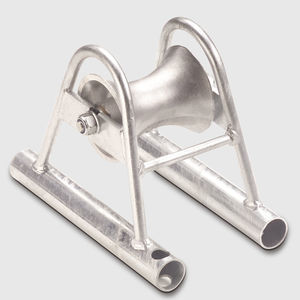 bobina para tendido de cables con rodillo de aluminio