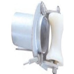bobina para tendido de cables con rodillo de acero