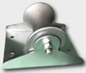 bobina para tendido de cables con rodillo de aluminio