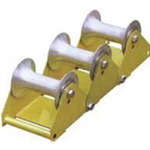 bobina para tendido de cables con rodillo de aluminio