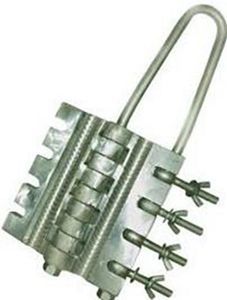 abrazadera de cable de aluminio