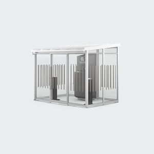 cabina para fumadores con filtro HEPA 1